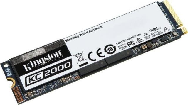 Računarske komponente - Kingston M.2 500GB (2280) KC2000 NVMe PCIe SSD Gen 3.0x4 Lines, up to 3000MB/s Read, up to 2000MB/s write, Powered by SMI 2262EN controller - Avalon ltd